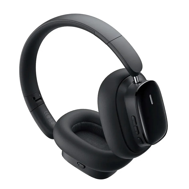 Бездротові накладні навушники Baseus Bowie H1i Noise-Cancellation Wireless Headphones Cluster Black