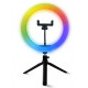 Кільцева лампа NNHQ-10 RGB (26см)