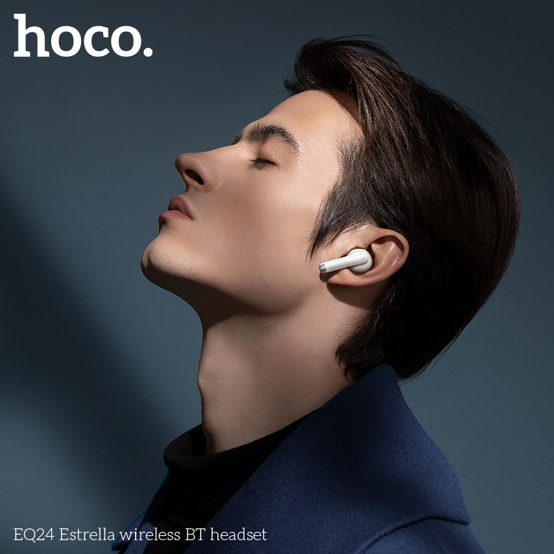 Бездротові навушники HOCO EQ24 Estrella wireless BT headset Monet Gold