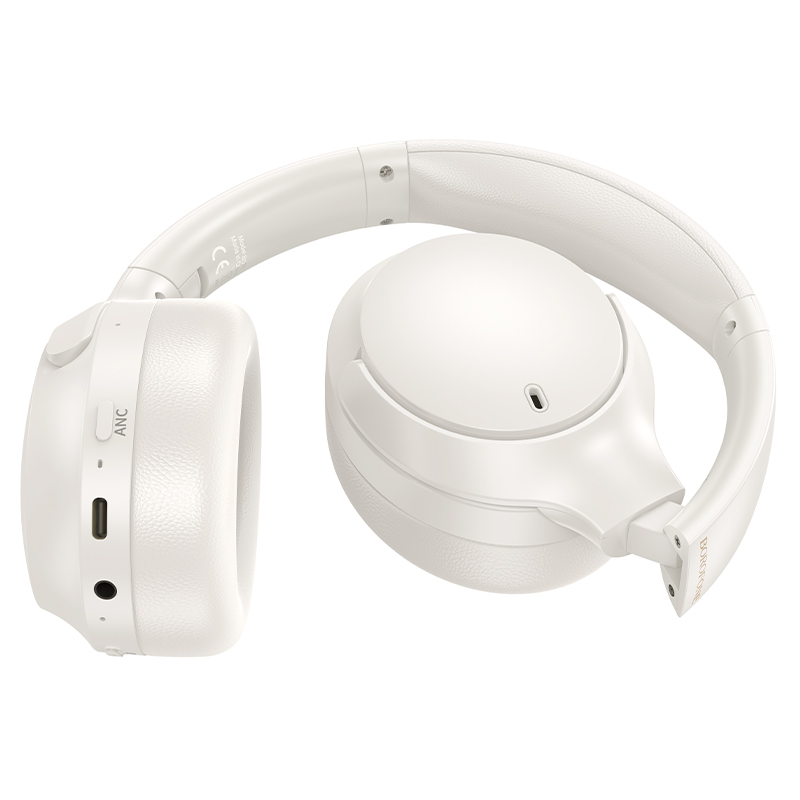 Wireless over-ear headphones BOROFONE BO31 Prestige active noise Reduction BT headphones Milky white