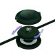 Cable Baseus Bright Mirror 2 Series Retractable 3-in-1 Fast Charging Data Cable USB to M+L+C 3.5A 1.1m Green