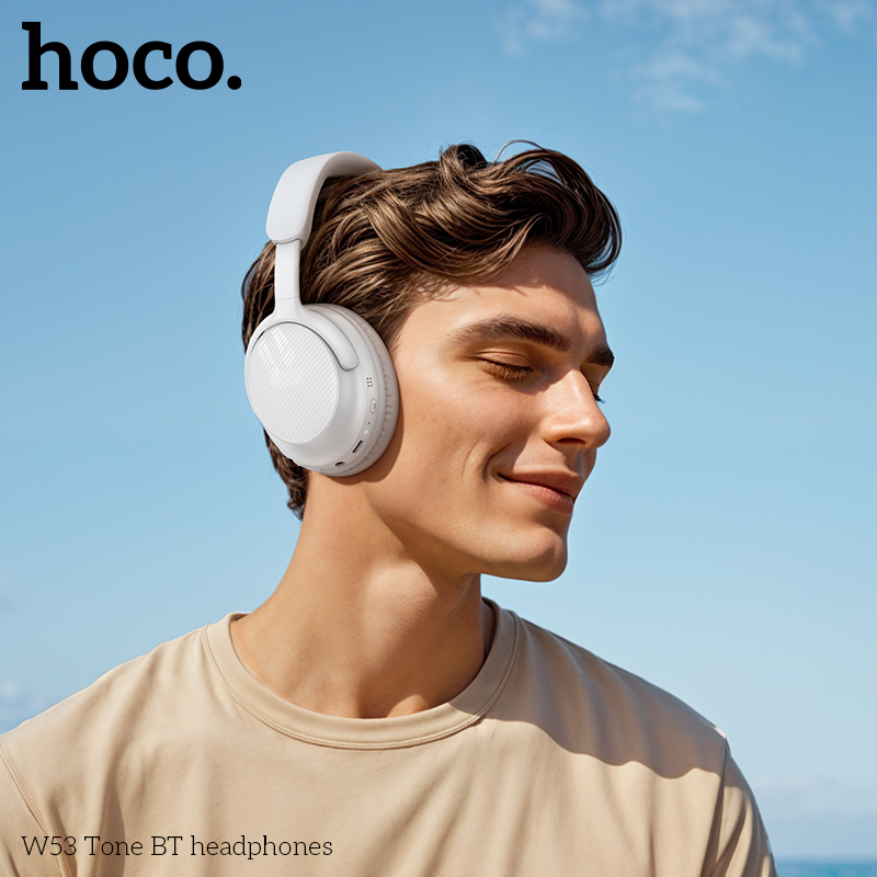 Бездротові накладні навушники HOCO W53 Tone BT headphones Gray