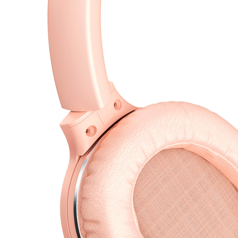 Бездротові накладні навушники Baseus Encok Wireless headphone D02 Pro Pink