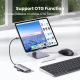 USB-хаб UGREEN CM480 USB-C to 2× USB 3.2+2×USB-C Adapter 10G (UGR-30758)