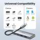USB-хаб UGREEN CM480 USB-C to 2× USB 3.2+2×USB-C Adapter 10G (UGR-30758)