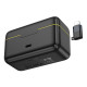 Бездротова мікрофонна система HOCO L17 Dual-mic magnetic lavalier wireless digital microphone (iP/Type-C) Black