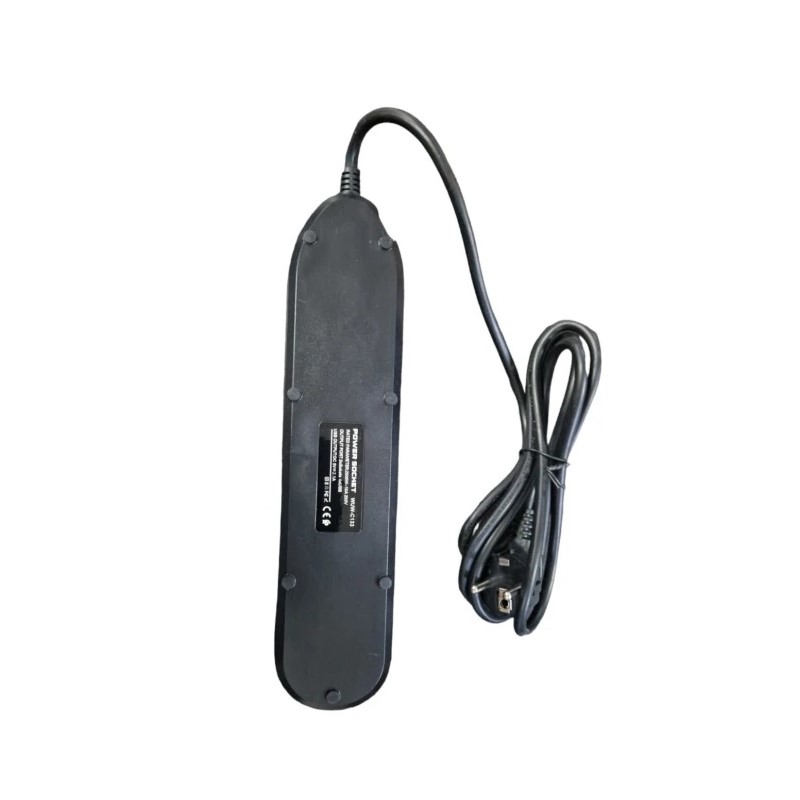 Мережевий подовжувач WUW C133 4USB+3Socket 2500W 2m Black