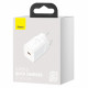 Мережевий зарядний пристрій Baseus Super Si Quick Charger 1C 25W EU White