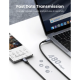 Кабель UGREEN US316 USB-C Cable Aluminum Case with Braided 2m (Black) (UGR-70429)