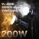 Відеосвітло Ulanzi Vijim 200W Bi-color  Video Light (L079CNA1 VL-200Bi) (без блока живлення)