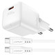 Мережевий зарядний пристрій з кабелем ACEFAST A77 mini PD30W GaN single USB-C charger set (C3-03) White