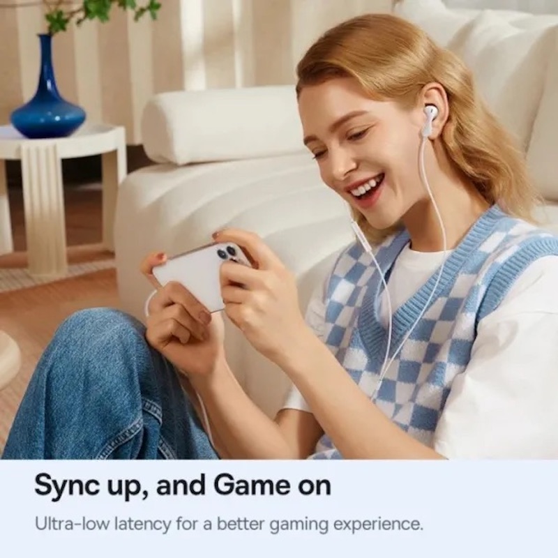 Навушники Baseus Encok HZ20 Wired Earphones Moon White