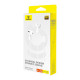 Навушники Baseus Encok HZ20 Wired Earphones Moon White