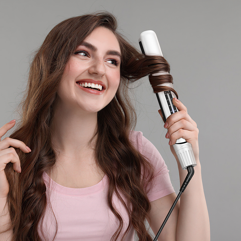 Плойка HOCO HP41 Straight and curly hair dual-purpose hair straightener(EU) White