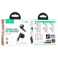 Бездротові навушники HOCO EQ7 Snowflake true wireless BT headset Black