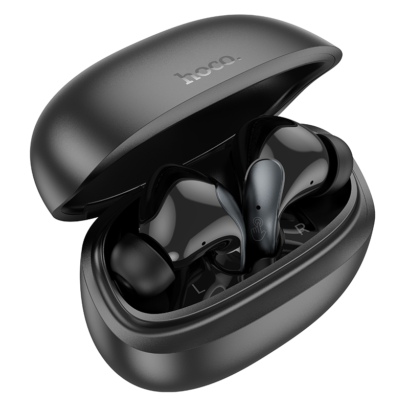 Бездротові навушники HOCO EQ5 Energy true wireless ANC+ENC noise reduction BT headset Black