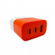 Мережевий зарядний пристрій WUW-C215 65W Charger 2 USB C + USB A white orange