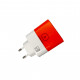Мережевий зарядний пристрій WUW-C215 65W Charger 2 USB C + USB A white orange