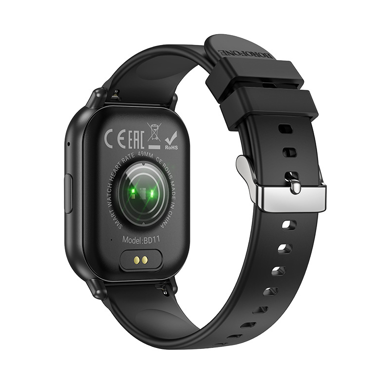 Смарт-годинник BOROFONE BD11 51mm. 220 mAh. IPX4 Smart sports watch (call version) Black