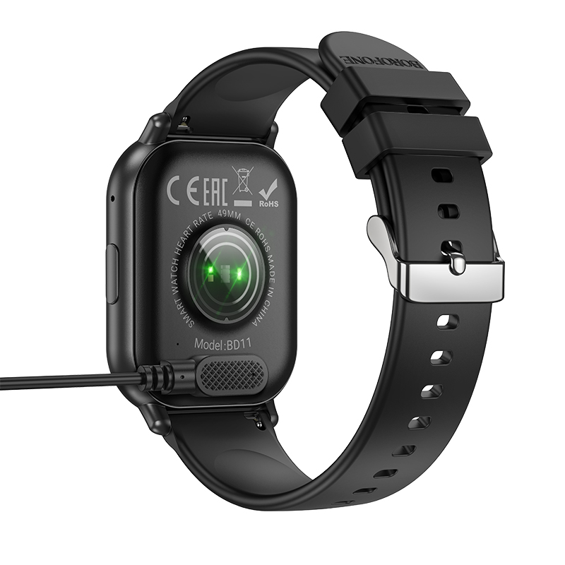 Смарт-годинник BOROFONE BD11 51mm. 220 mAh. IPX4 Smart sports watch (call version) Black
