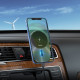 Автотримач для телефона з БЗП HOCO CA91 Magic magnetic wireless fast charging car holder Gray