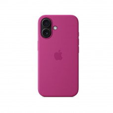 Чохол для смартфона Silicone Full Case AAA MagSafe IC for iPhone 16 Moon Red