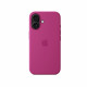 Чохол для смартфона Silicone Full Case AAA MagSafe IC for iPhone 16 Moon Red
