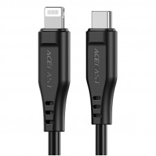 Кабель ACEFAST C3-01 Type-C to iP 3A, 30W, TPE, TPE connectors, Black