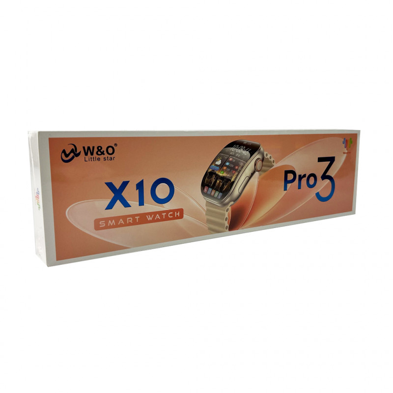 Смарт-годинник W&O X10 Pro 3 46mm. 240 mAh, IP67 Silver