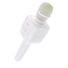 Портативна колонка HOCO BK5 Cantando karaoke microphone White