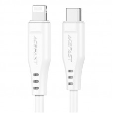 Кабель ACEFAST C3-01 Type-C to iP 3A, 30W, TPE, TPE connectors, White
