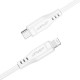 Кабель ACEFAST C3-01 Type-C to iP 3A, 30W, TPE, TPE connectors, White