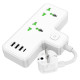 Мережевий подовжувач HOCO  AC11A Voyage 2-position expansion socket(1C3A) White