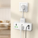 Мережевий подовжувач HOCO  AC11A Voyage 2-position expansion socket(1C3A) White