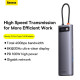 USB-хаб Baseus Metal Gleam Series 12-in-1 Multifunctional Type-C HUB Docking Station Gray