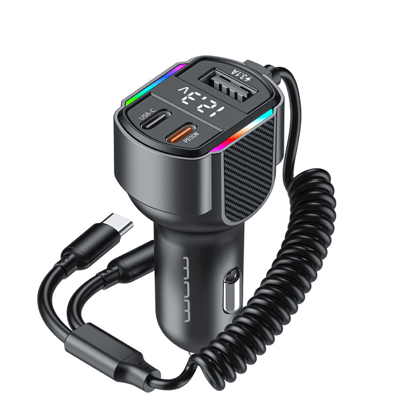 АЗП з FM-модулятором WUW-C220 Black