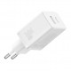 Мережевий зарядний пристрій Baseus Cube Fast Charger C+U 30W EU Moon White