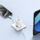 Мережевий зарядний пристрій Baseus Cube Fast Charger C+U 30W EU Moon White