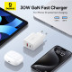 Мережевий зарядний пристрій Baseus Cube Fast Charger C+U 30W EU Moon White