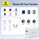 Мережевий зарядний пристрій Baseus Cube Fast Charger C+U 30W EU Moon White