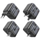 Мережевий зарядний пристрій BOROFONE BAC13 Leader 3-port PD20W(1C2A) universal conversion charger Black