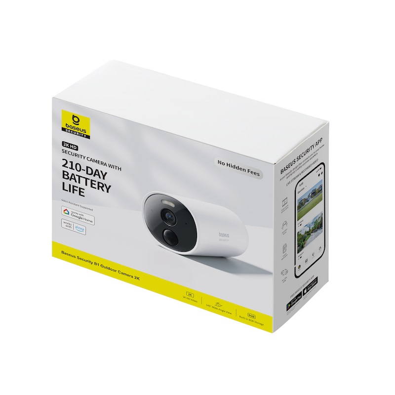IP-камера відеоспостереження Baseus Security B1 Outdoor Camera 2K White