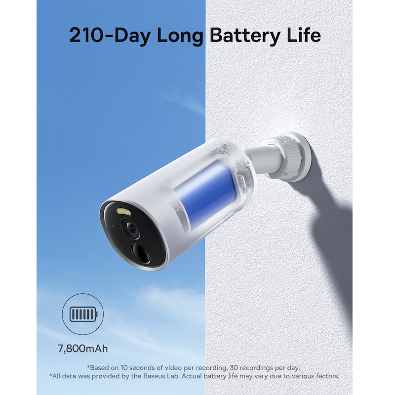 IP-камера відеоспостереження Baseus Security B1 Outdoor Camera 2K White