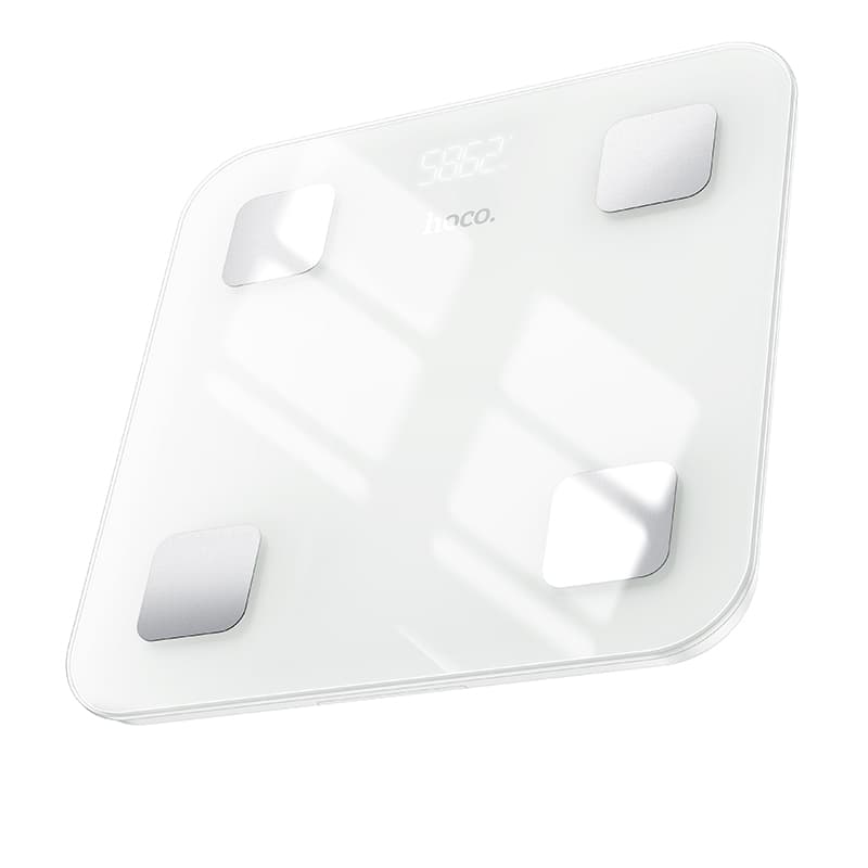 Ваги підлогові HOCO HI21 Smart body fat scale White