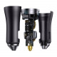 Автомобільний зарядний пристрій Baseus Golden Contactor Pro Dual Fast Charger Car Charger C+C 40W Dark Gray