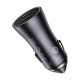 Автомобільний зарядний пристрій Baseus Golden Contactor Pro Dual Fast Charger Car Charger C+C 40W Dark Gray