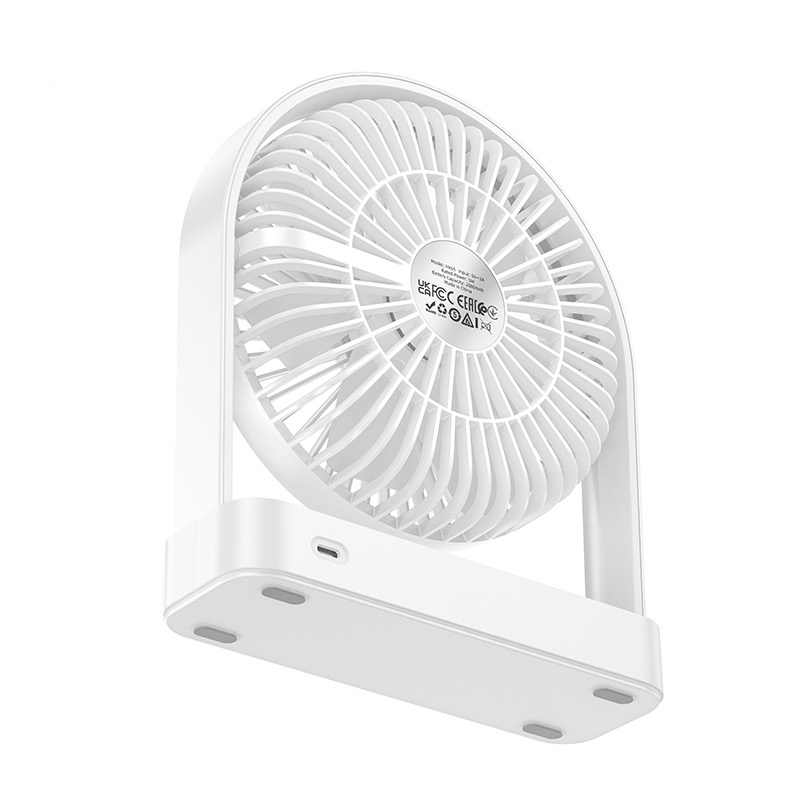 Вентилятор HOCO HX65 2000 mAh Ultra-thin desktop fan White