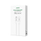 Кабель UGREEN US304 USB-C to Lightning M/M Cable Aluminum Shell Braided 1m (Black) (UGR-60759)