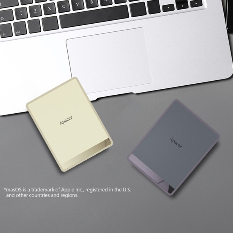 Портативний SSD Apacer AS724 1TB USB 3.2 Gen.2 Type-C Read/Write 500MB/s Cream