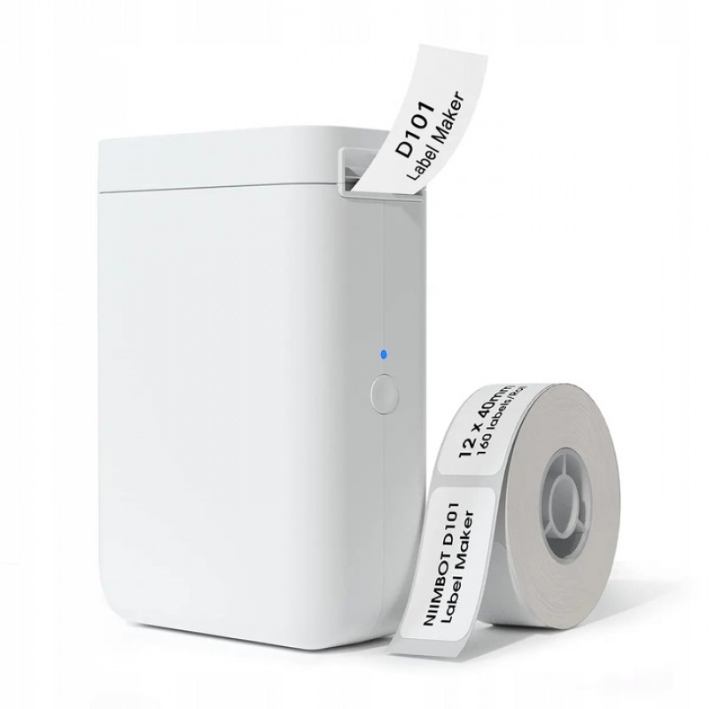 Термопринтер для друку наклейок NIIMBOT D101 White (A1A88628624)